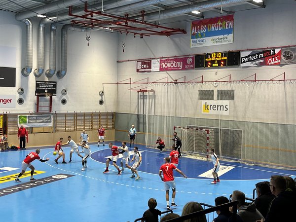 Polizeihandball-Länderspiel Österreich gegen Monaco in Krems