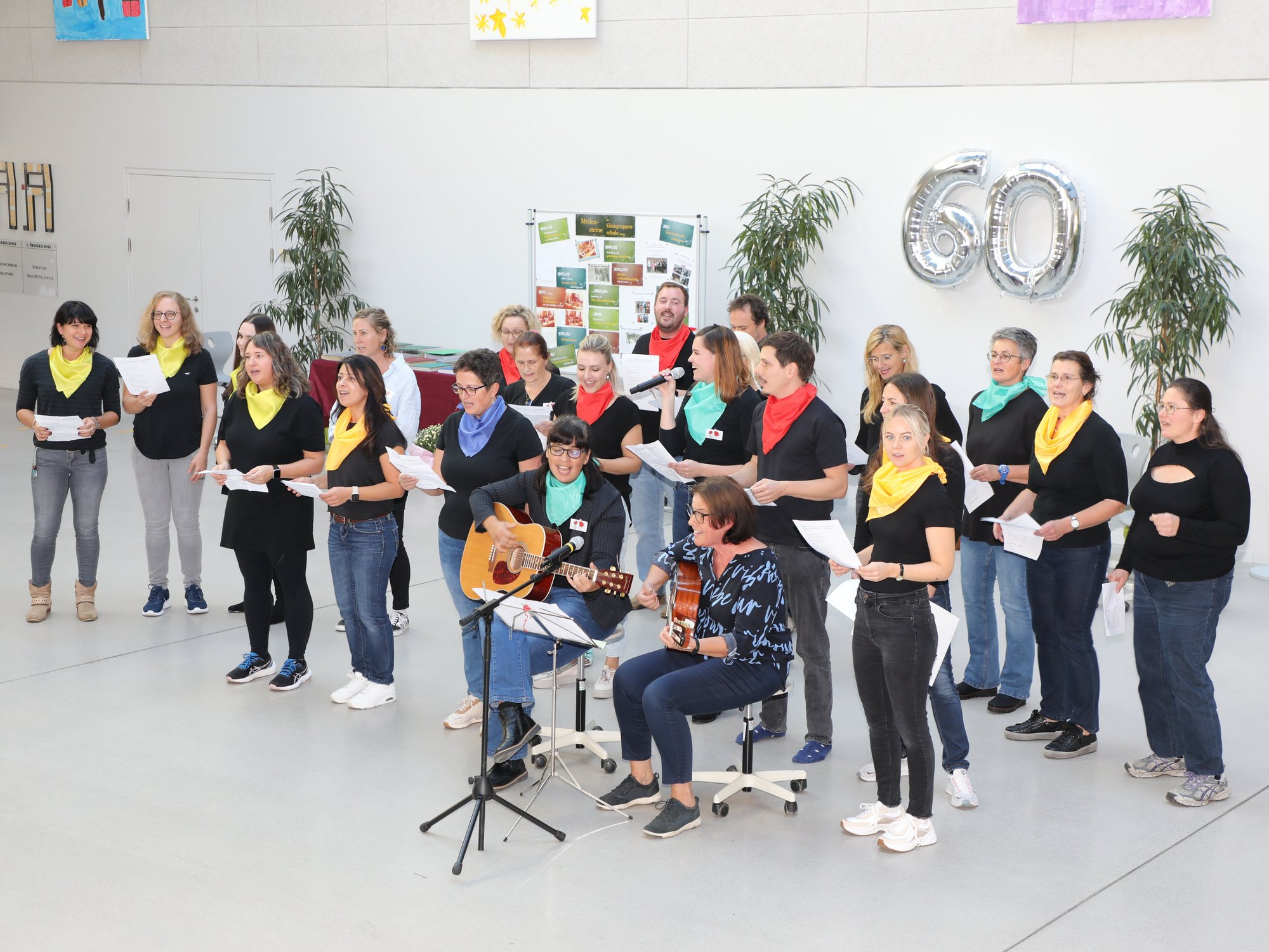 Der Lehrerchor sorgte für Unterhaltung