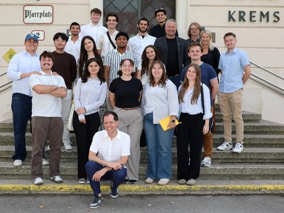 New Jersey-Studierende im Kremser Rathaus 