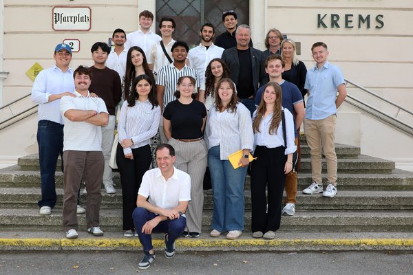 New Jersey-Studierende im Kremser Rathaus 