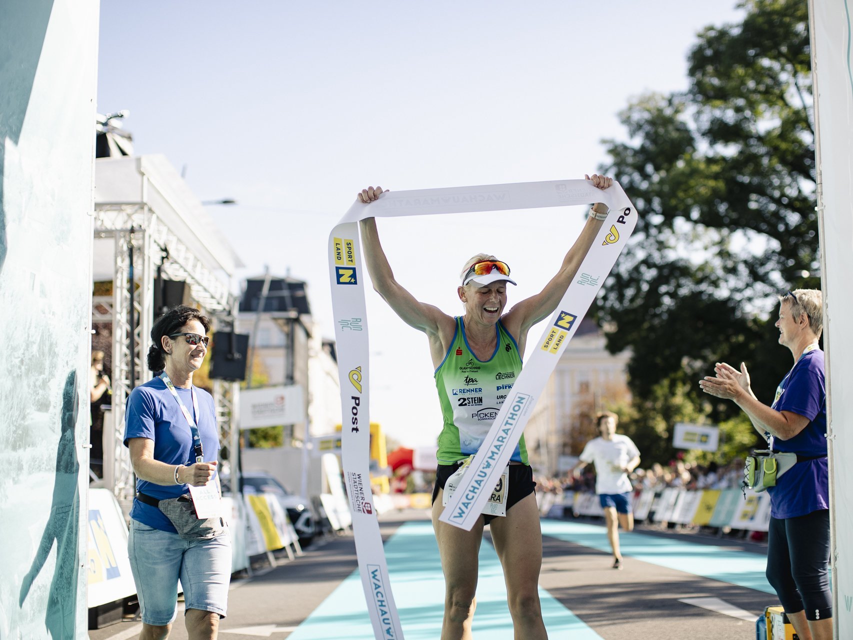 Straßensperren beim 25. WACHAUmarathon
