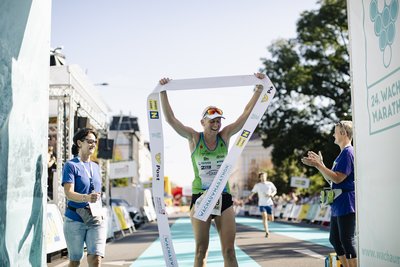 Straßensperren beim 25. WACHAUmarathon