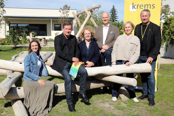 Kindergarten Weinzierl eröffnet Großzügige Räume, ein Garten zum Entdecken und nachhaltiges Bauen