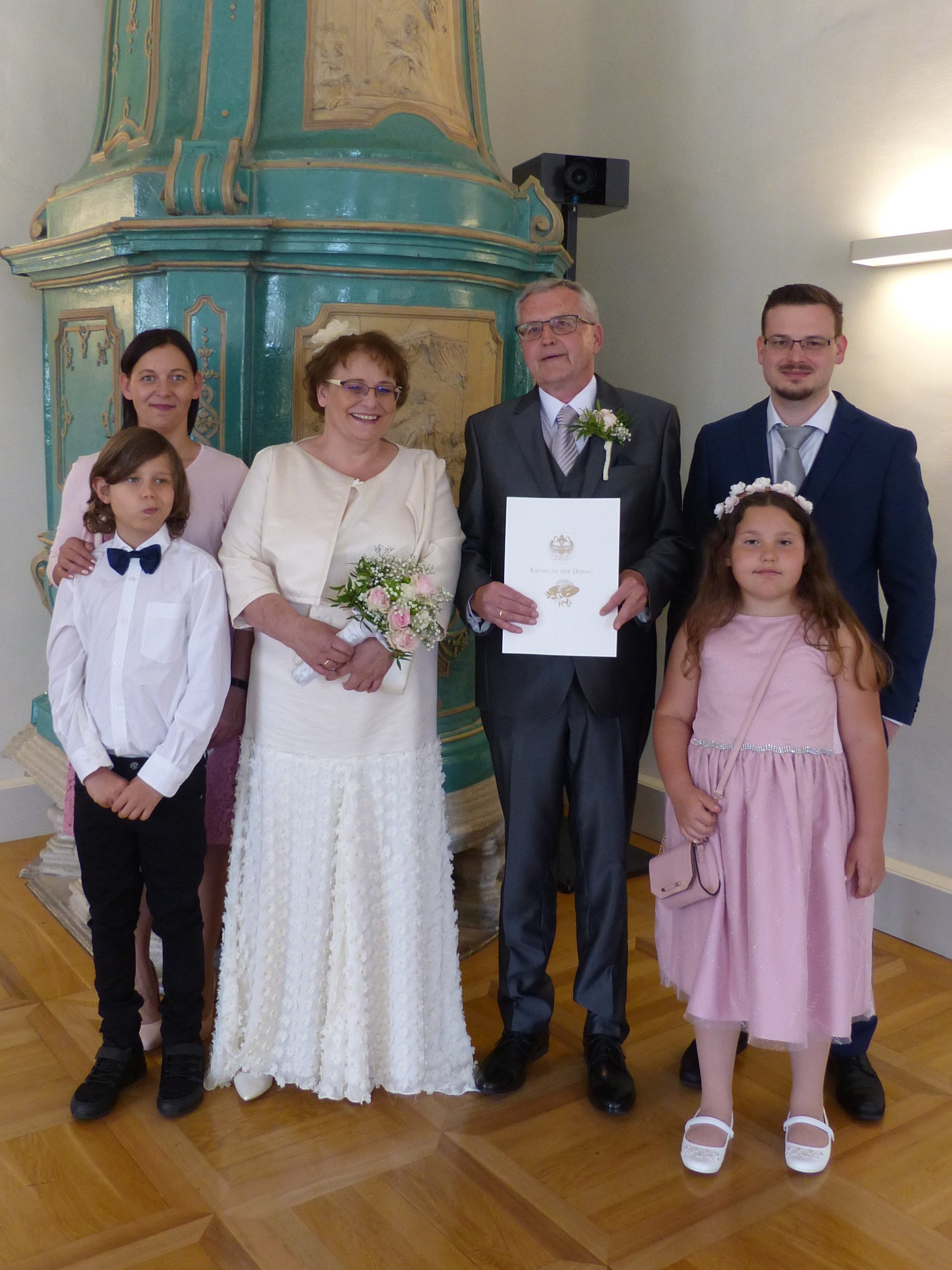 Hochzeitsfoto Elisabeth Bader-Schmutzer und Karl Schmutzer