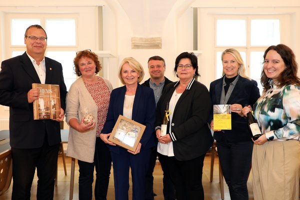 Delegation aus Tschechien im Rathaus Krems