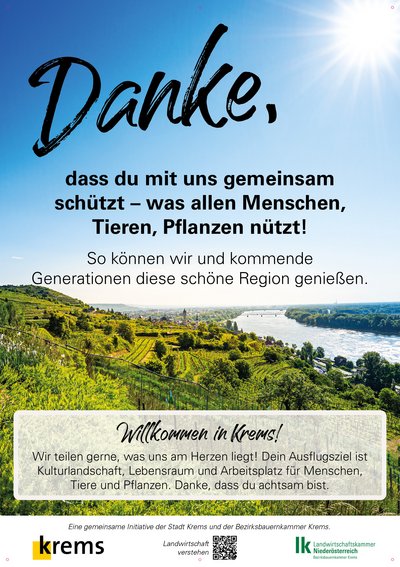 Fotosujet zur Achtsamkeitskampagne: Danke – Stadt Krems