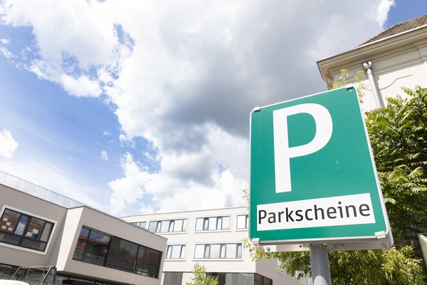 Parkschild der grünen Zone