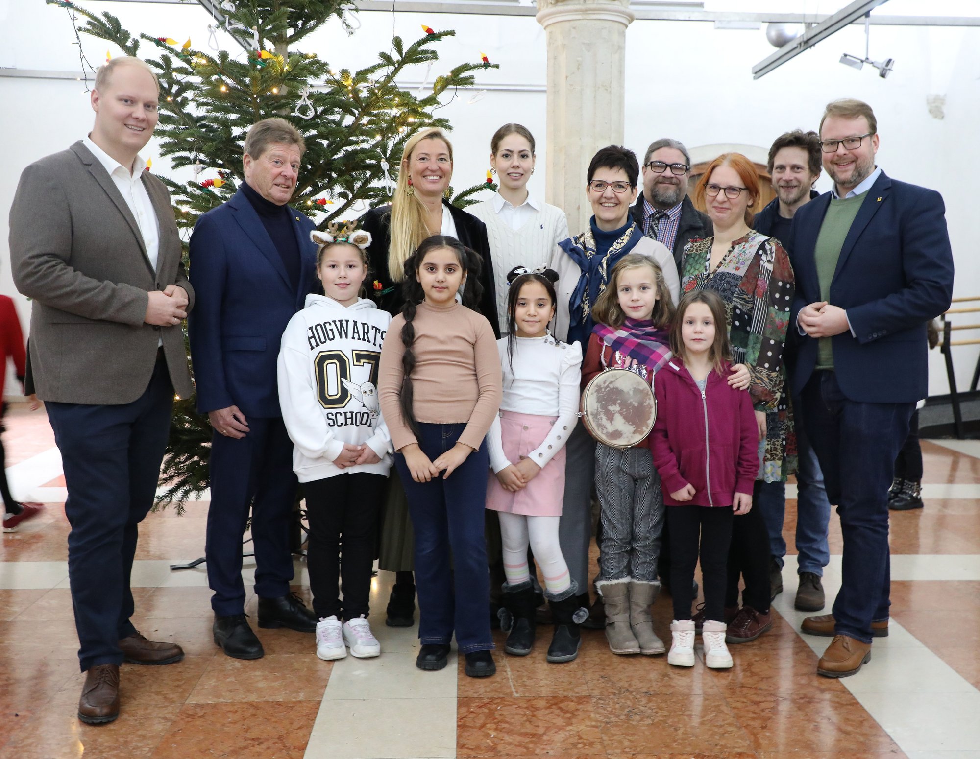 Weihnachtseinstimmung im Rathaus