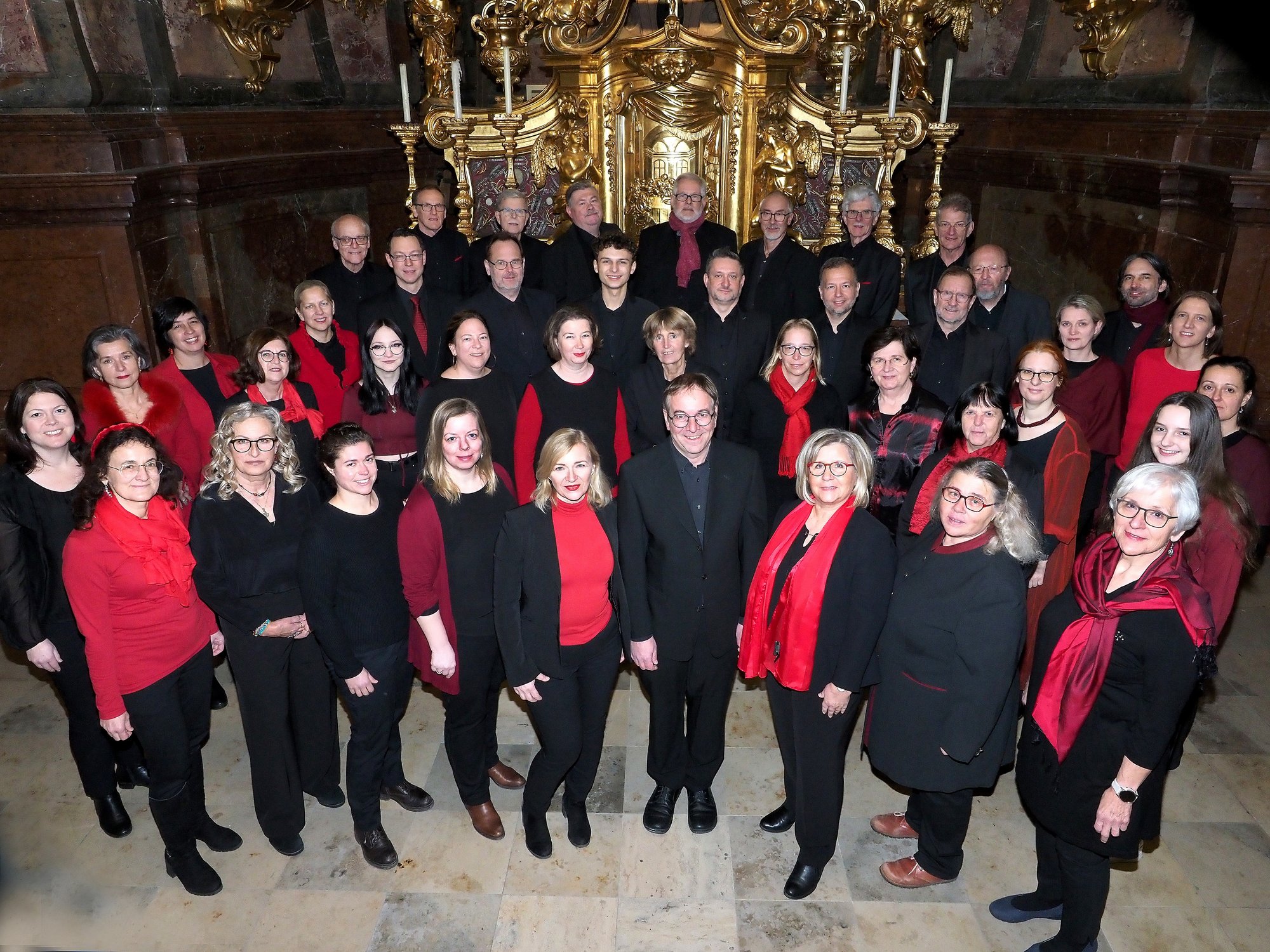 Gruppenfoto des Chorus Musica Sacra