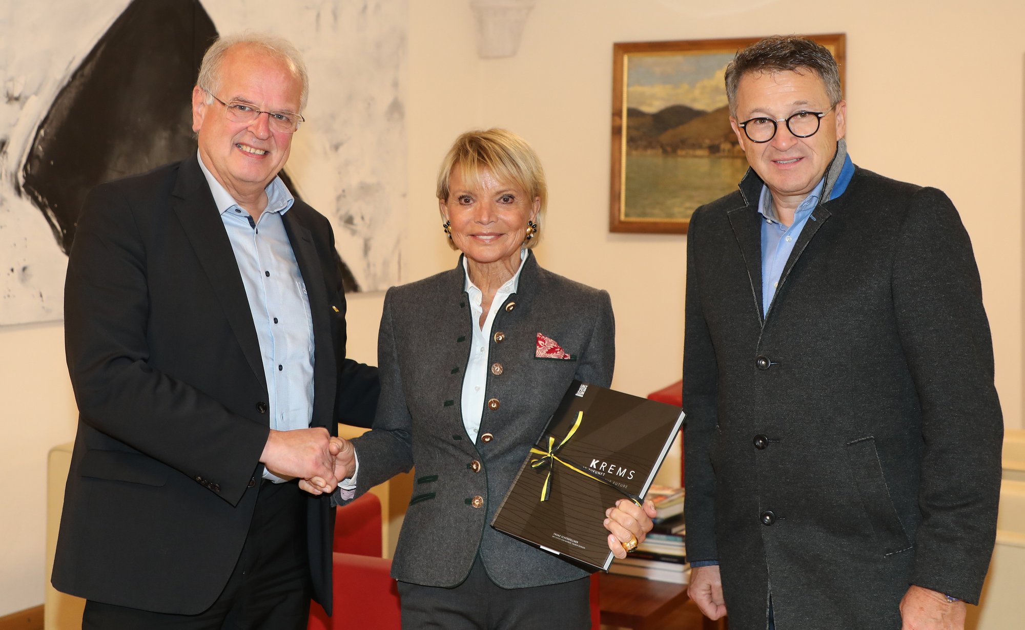  Schauspielerin Uschi Glas im Rathaus