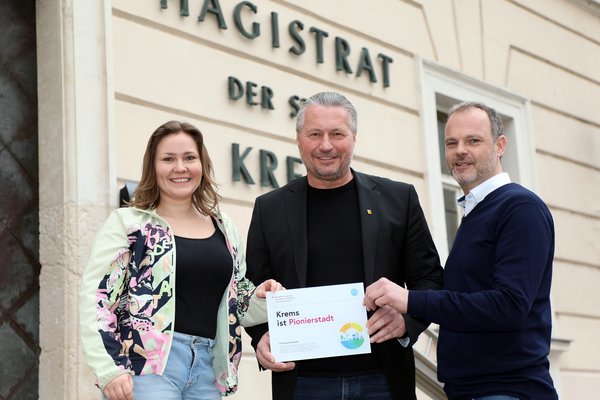 Krems wurde zur Pionierstadt in Klimaschutz in Österreich ausgewählt