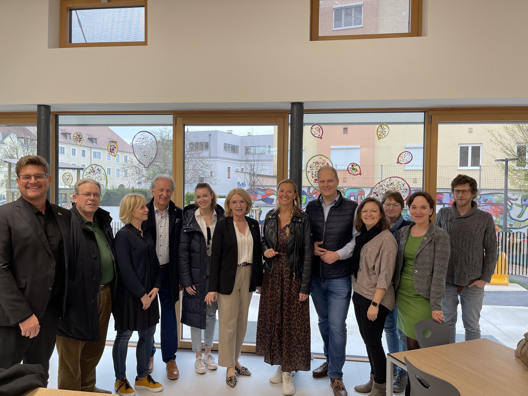 Gemeinderat auf Besichtigungstour in VS-Hafnerplatz 