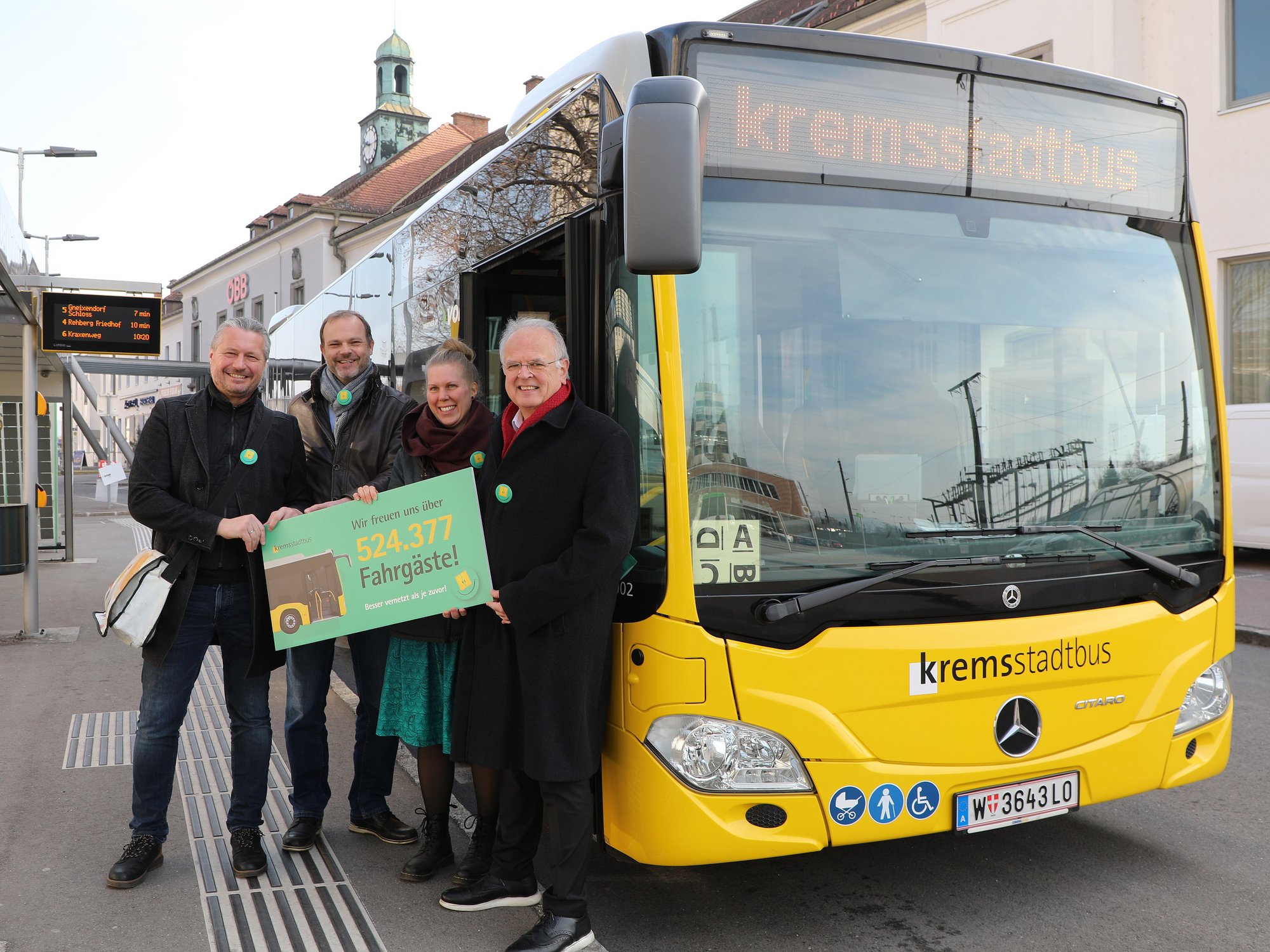 Stadtbus mit 50 Prozent mehr Fahrgästen