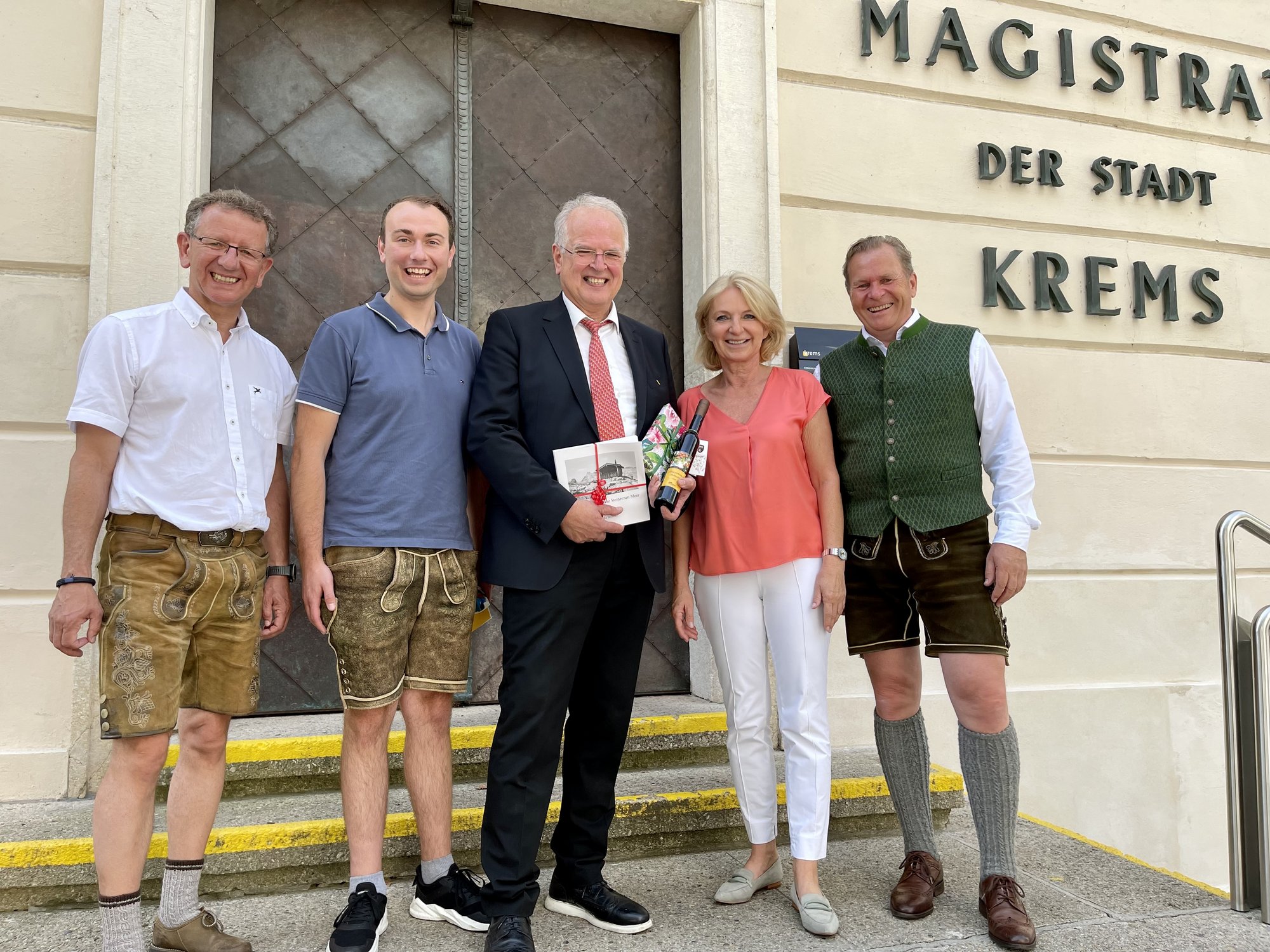 Pinzgauer Bürgermeister im Rathaus
