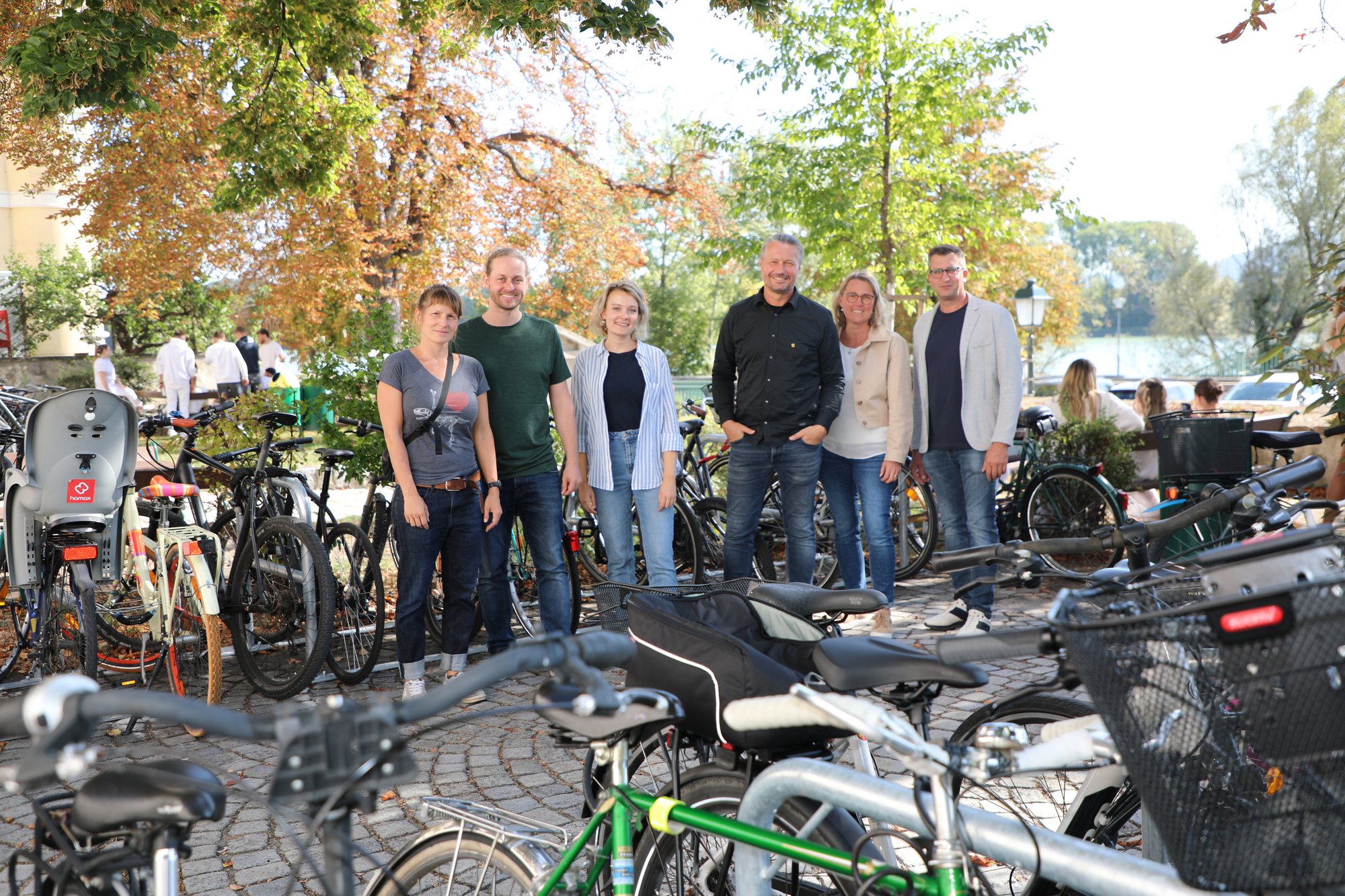 Stadt Krems fördert Platz für Radfahrende 