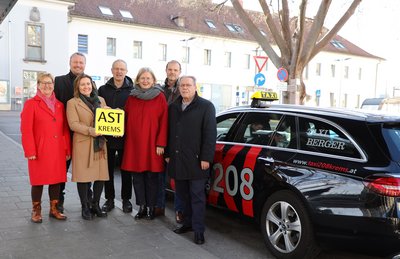 Anrufsammeltaxi mit Zonenoptimierung