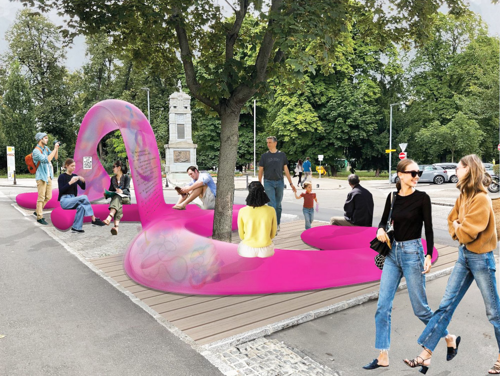 Innovative Begegnungszonen: New Jersey-Studierende stellen Ideen vor