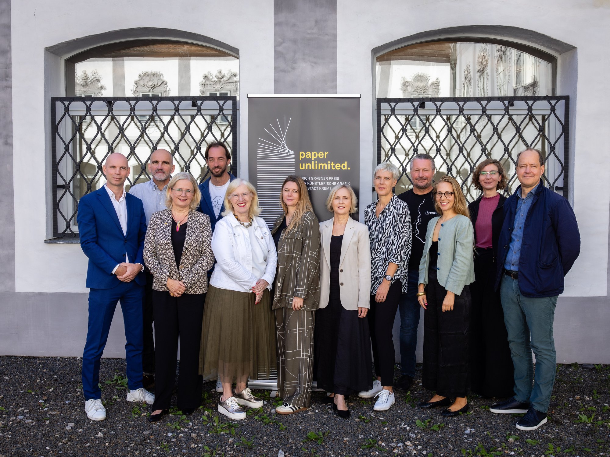 Die Jury zusammen mit Vertretern der Stadt