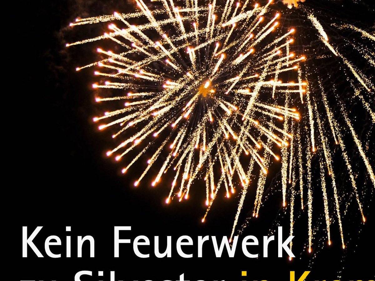 Kein Feuerwerk zu Silvester