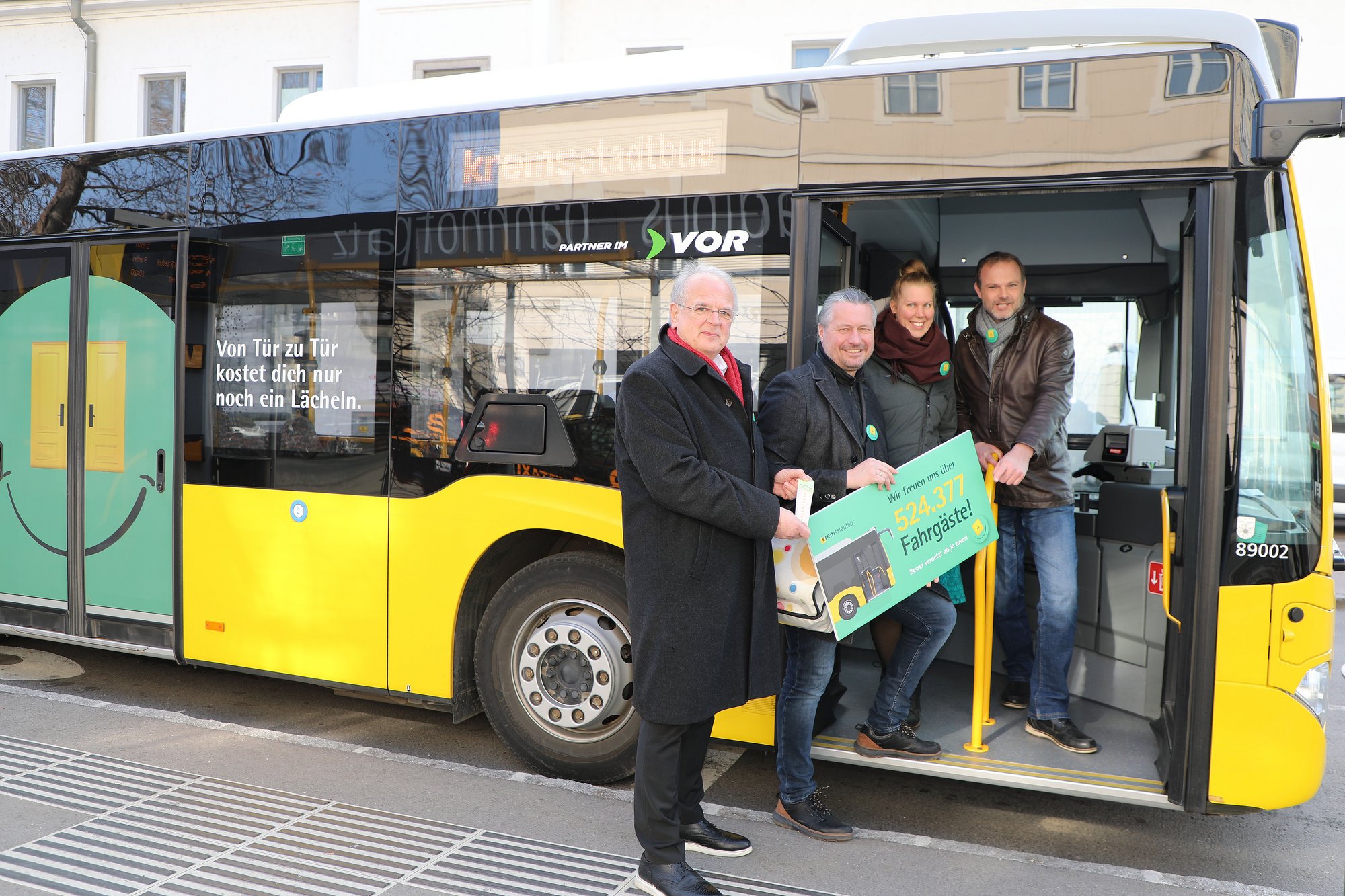 Stadtbus mit 50 Prozent mehr Fahrgästen