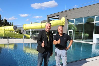 Neues Kremser Sport- und Freizeitbad mit großem Andrang eröffnet