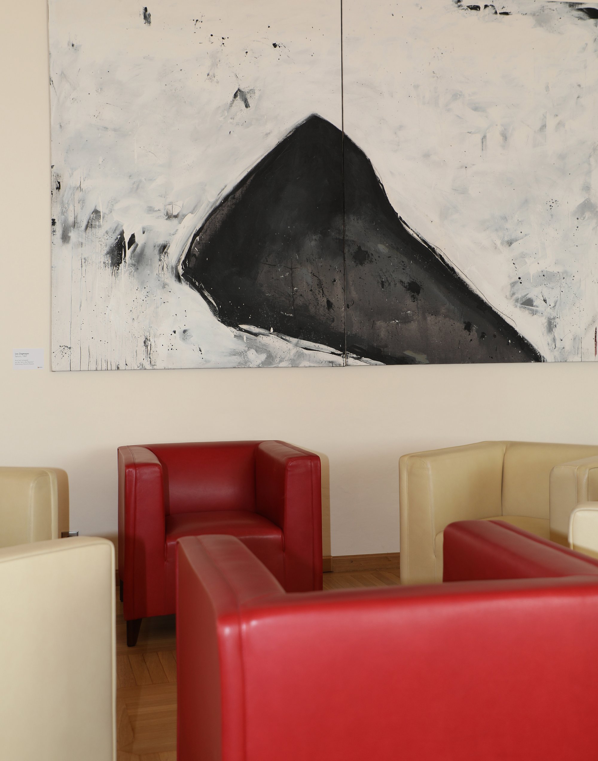 Kunst im öffentlichen Raum: Leo Zogmayer aus dem Planetenzyklus „Merkur“ im Rathausfoyer