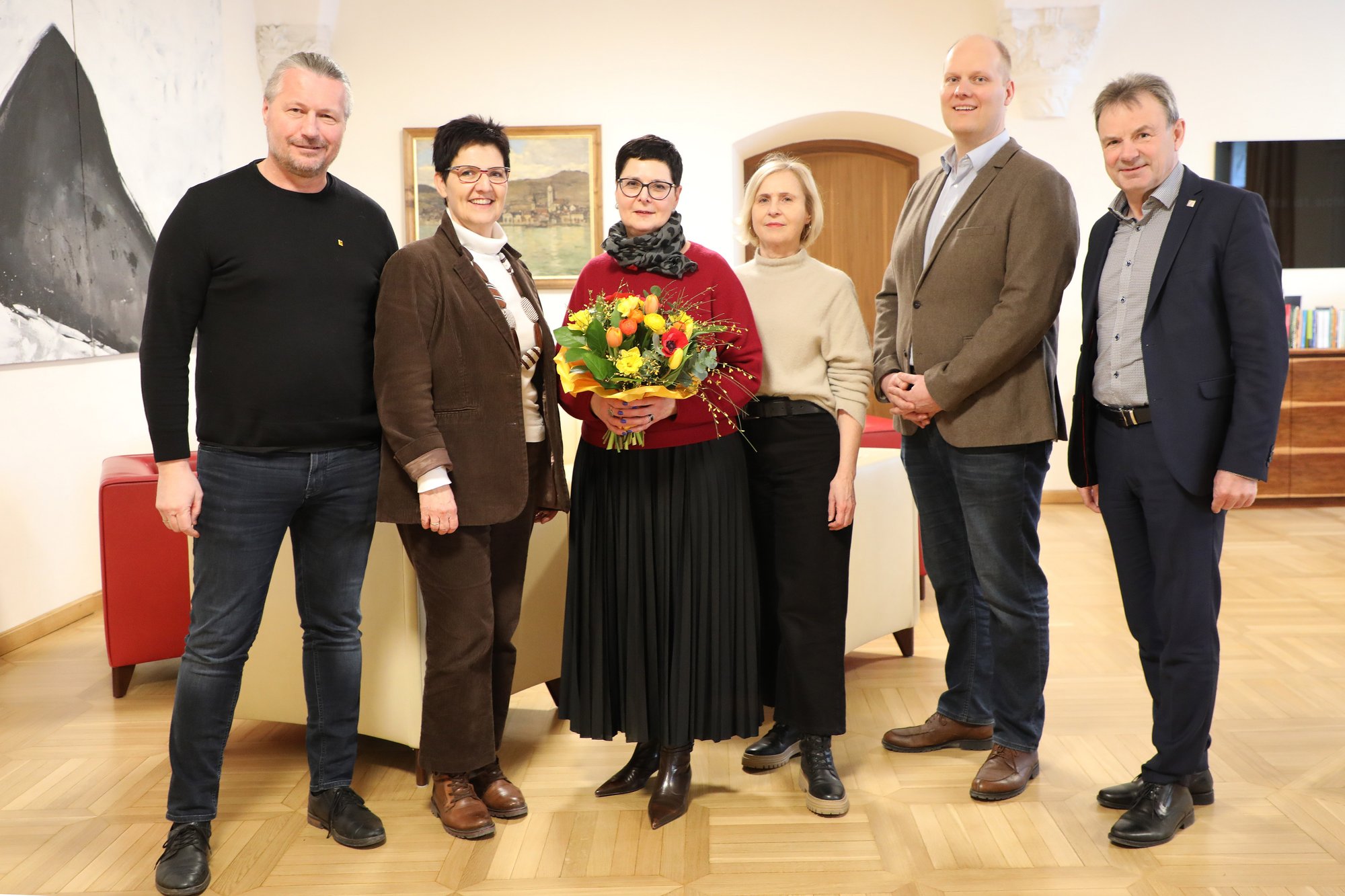 HAK-Direktorin Martina Geyer zu Gast im Rathaus 