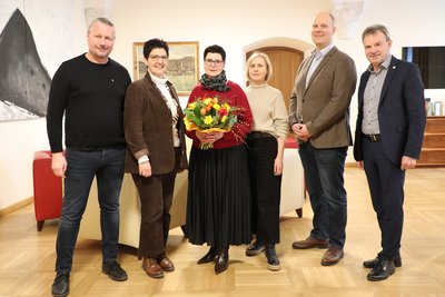 HAK-Direktorin Martina Geyer zu Gast im Rathaus 