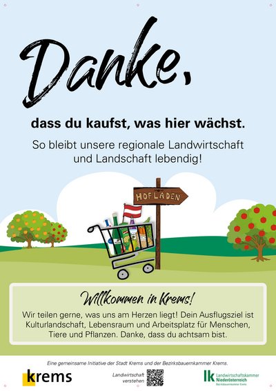 Fotosujet zur Achtsamkeitskampagne: Danke – regional kaufen