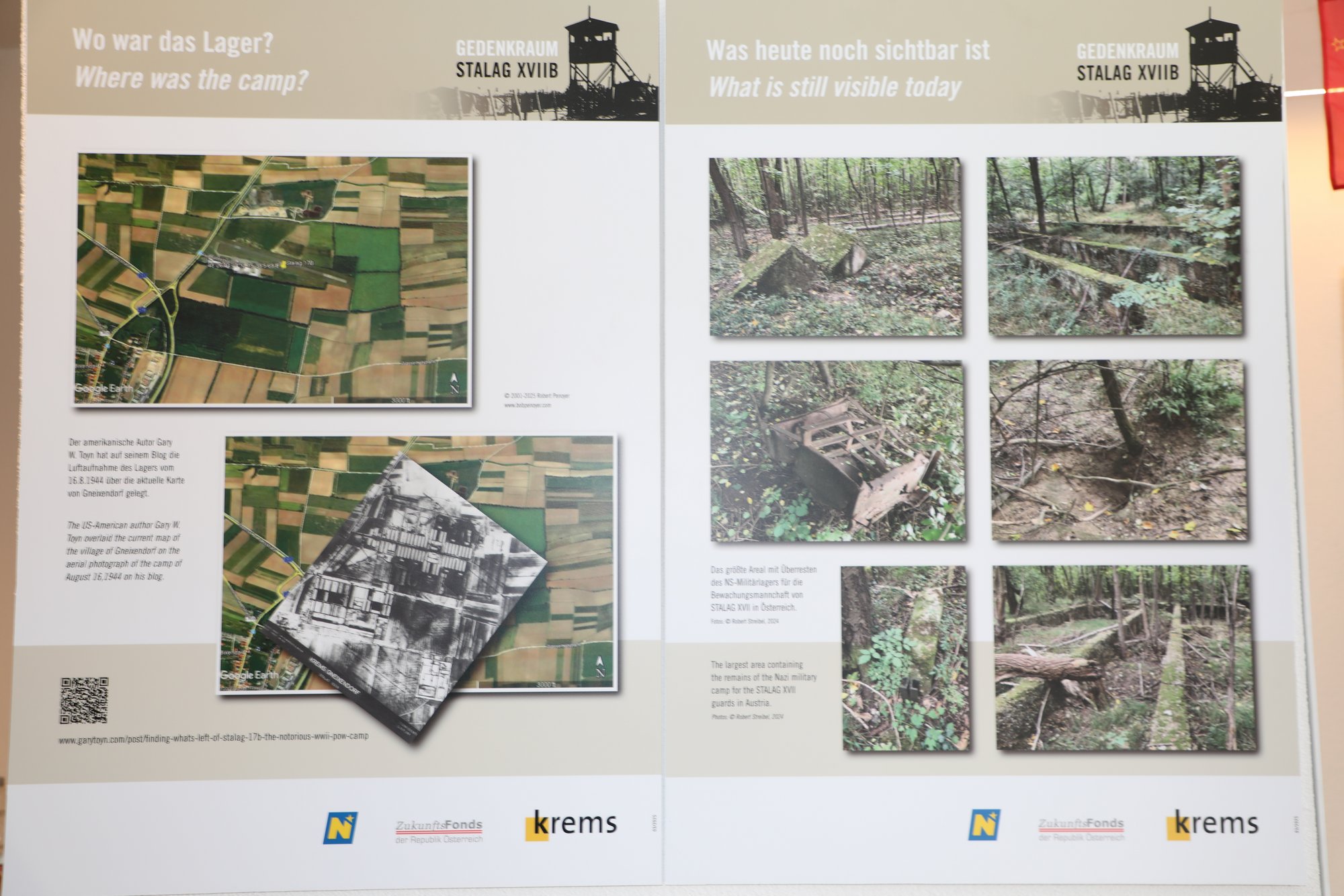 Neuer Gedenkraum STALAG XVIIB