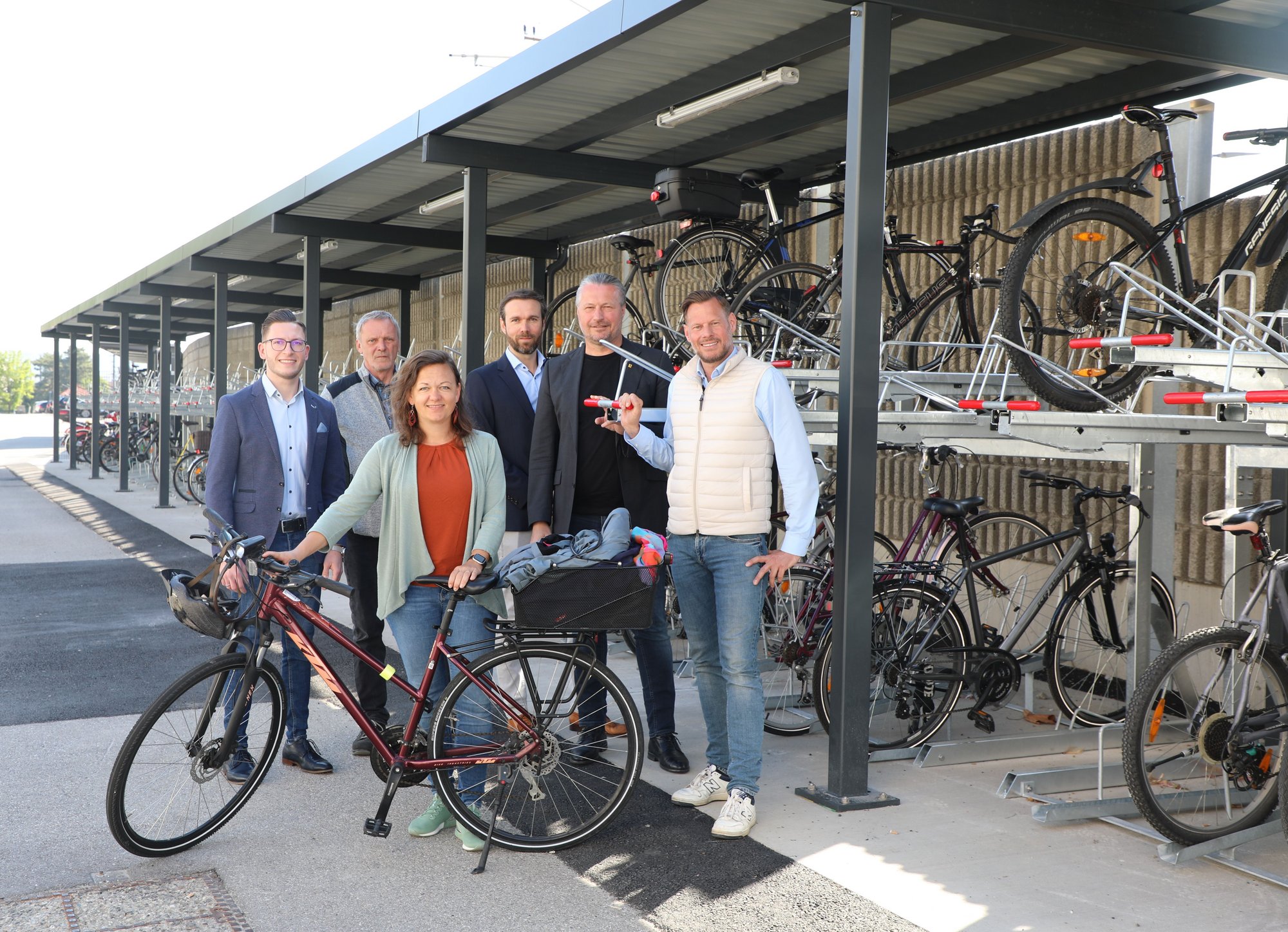 Bike&Ride-Erweiterung in Krems abgeschlossen