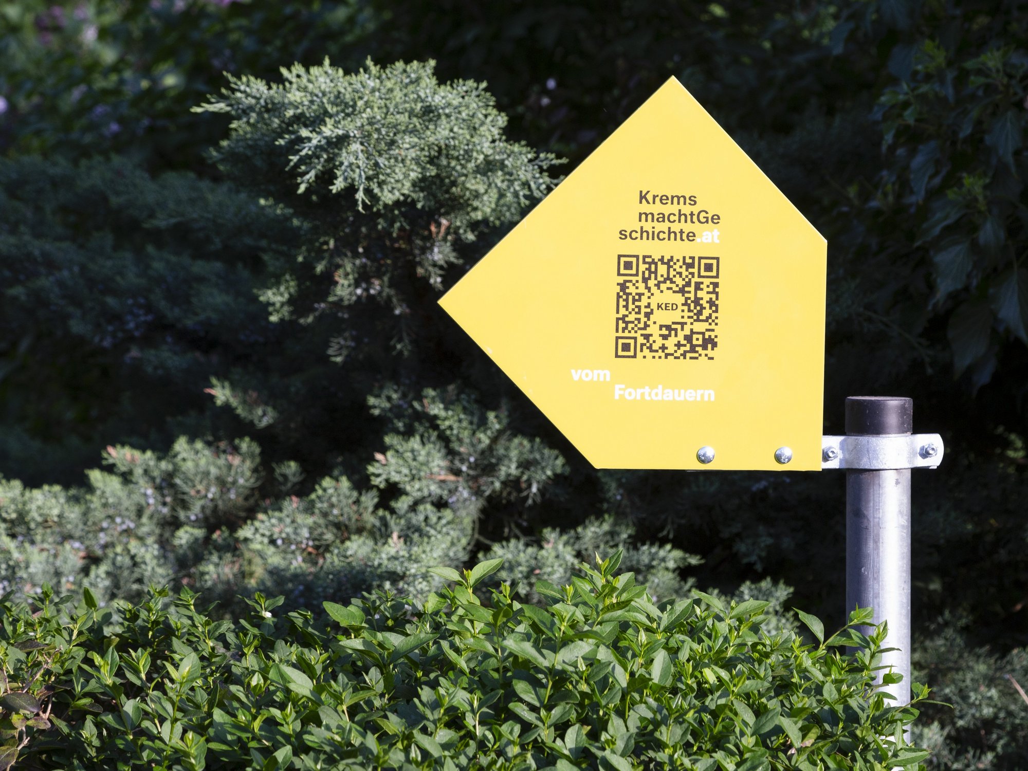 Wimpel mit QR-Code