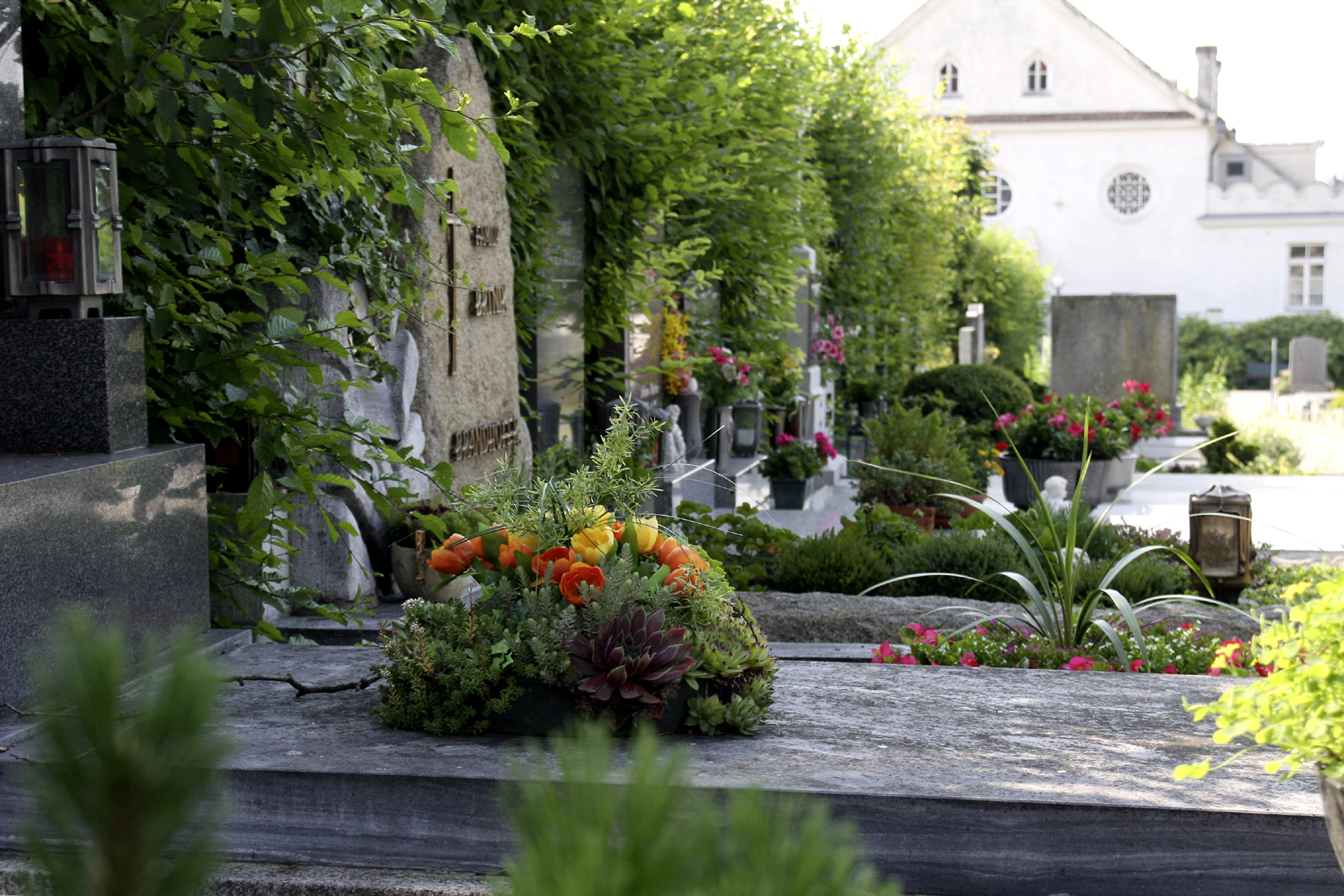 Gräber am Friedhof Krems