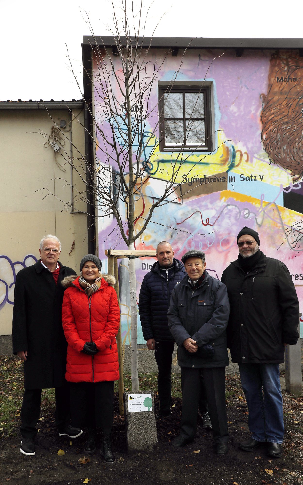 30.11.2022, Pate Dr. Heinrich Eilenberger im Stadtpark, Baumart Holländische Linde